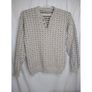 Vintage Size M made in USA Mountain Express sweater 100% cotton grandpa core 90s